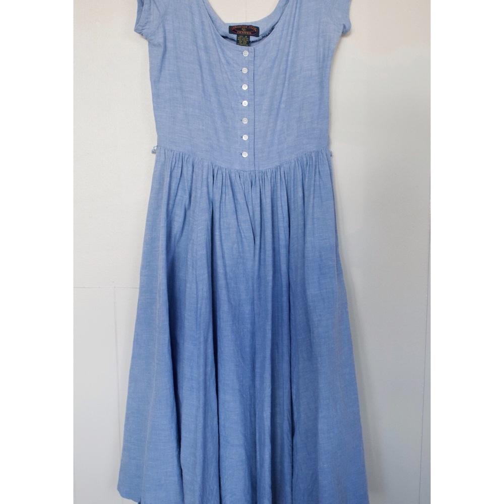 Charter club vintage light blue dress